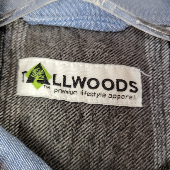 Tallwoods Mens Large Button Down Flannel - Picture 7 of 13